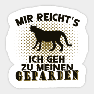 schneller Gepard Afrika Safari Liebhaber Tier Sticker